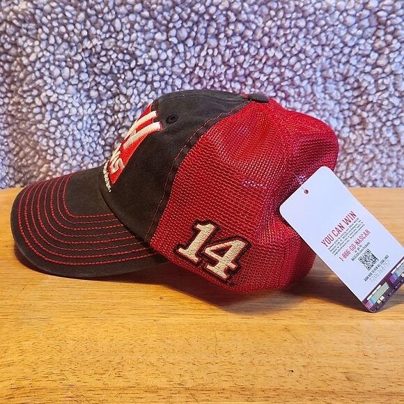 Nascar Haas 14 Clint Bowman Trucker Velcroback Hat - New - Picture 3 of 9
